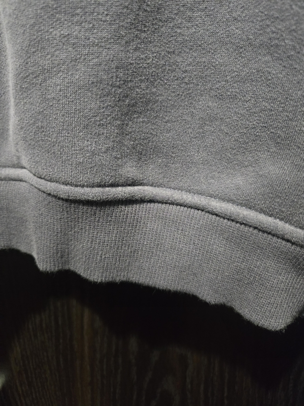 Roots Blue Grey Crewneck Sweatshirt Cropped- Women's Small - Picture 6 of 7